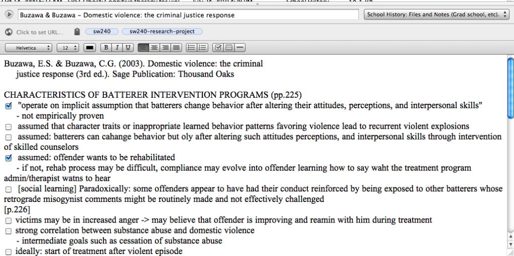 Evernote and Research