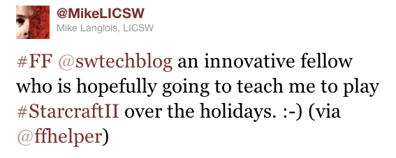 A Tweet by @MikeLICSW