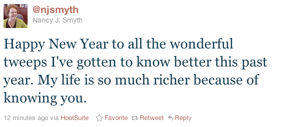 A tweet by @njsmyth